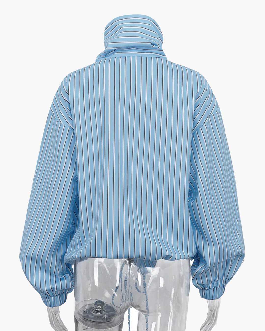 Ella Stripe High Neck Shirt