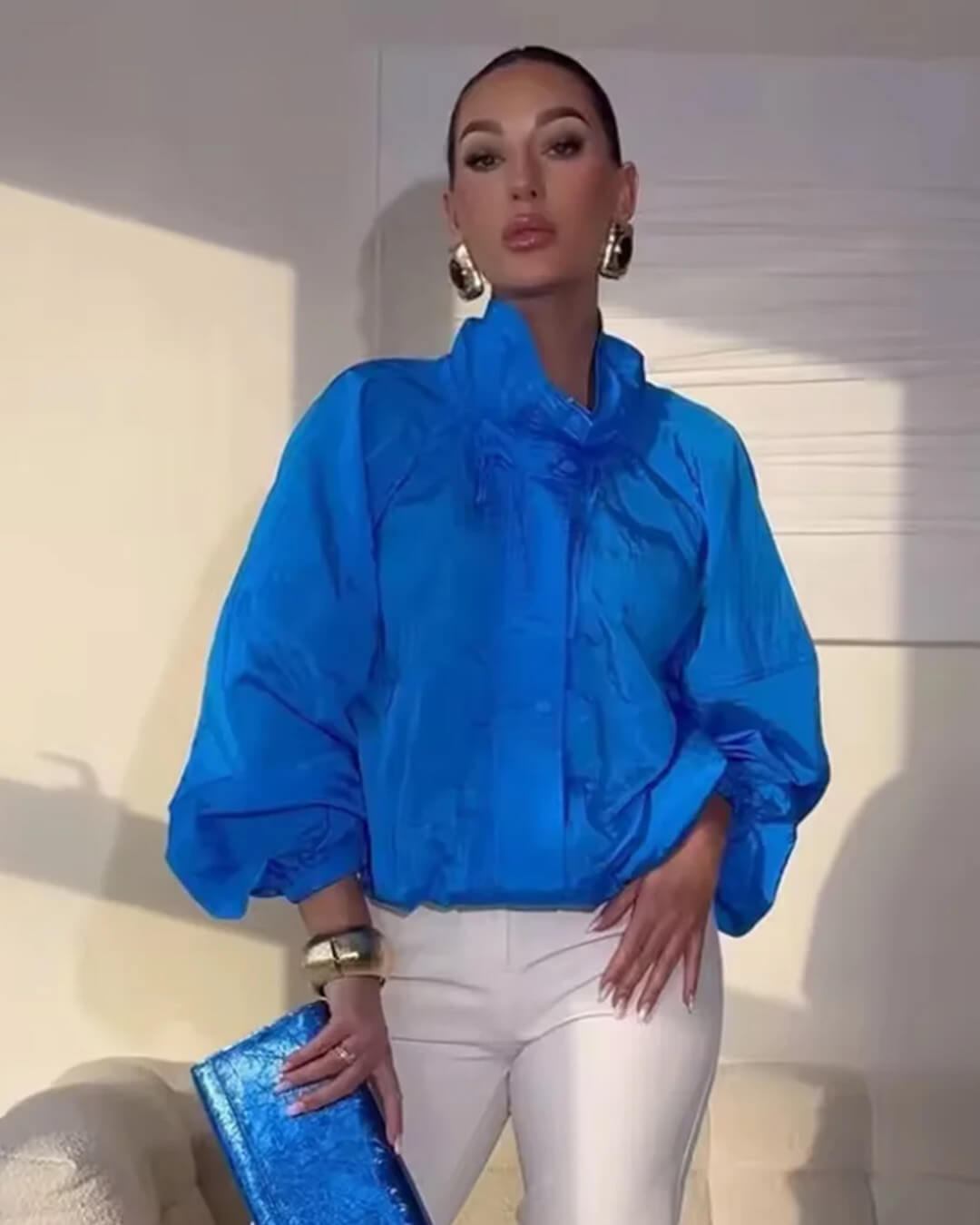 Helen Windbreaker mit Stehkragen