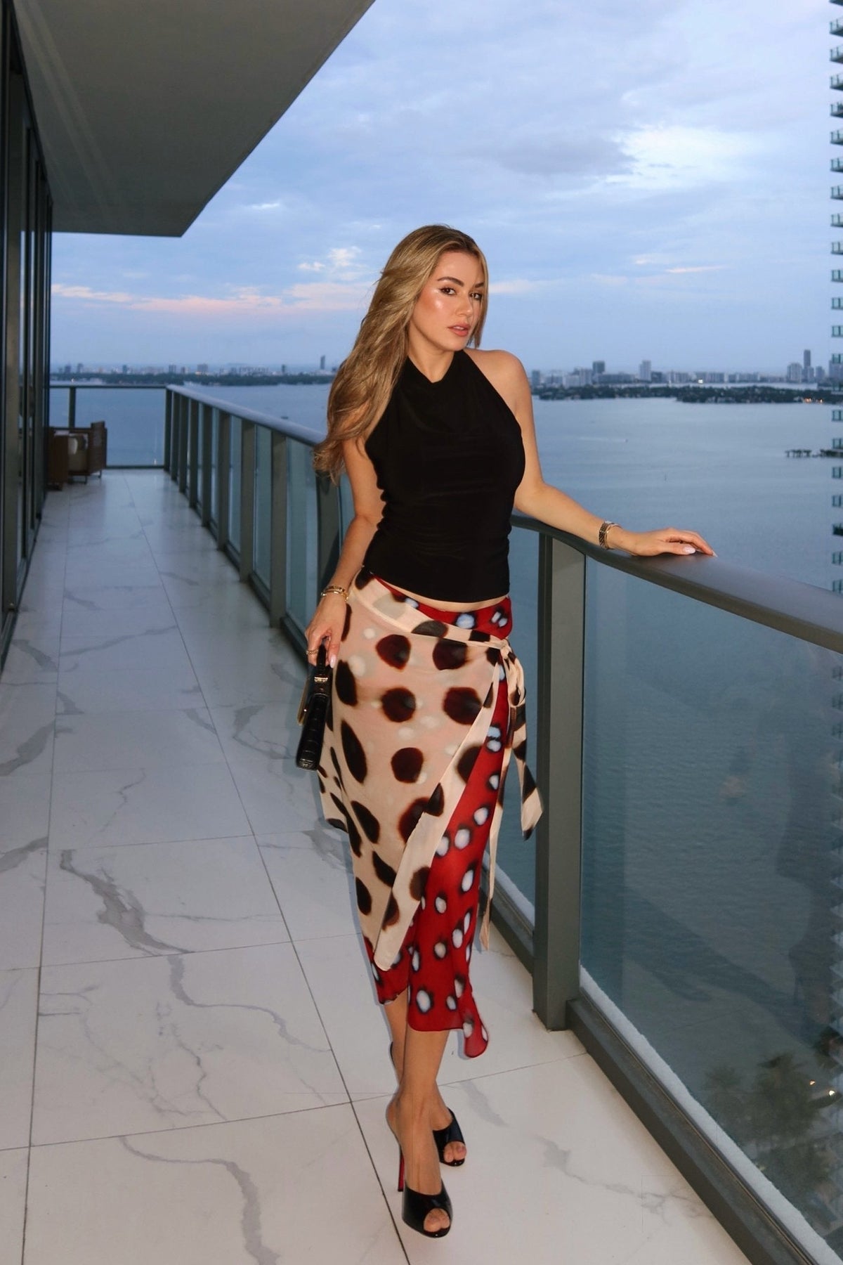 SOKYND Anne Wrap Midi Skirt Scarf Detail SkirtSOKYND-439063-L-OS-84087L