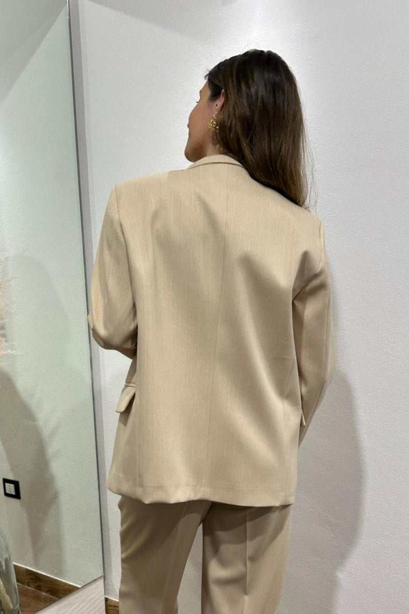 SOKYND Annie Vintage Asymmetric Blazer JacketSOKYND-119575-BEI-XS-38519BeigeXS