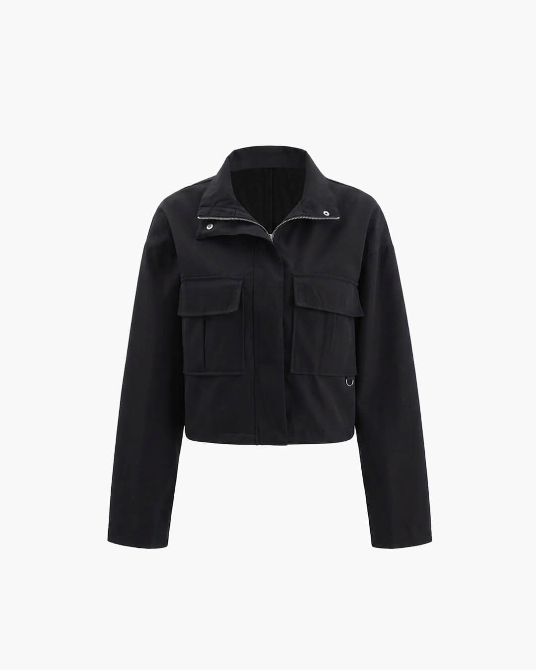 SOKYND Bridget Slouchy Cropped Jacket JacketSOKYND-313879-BLA-XS-53111BlackXS