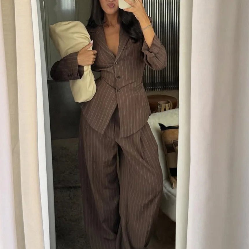 SOKYND Dorothy Pinstripe Pant Suit Matching SetsIP1774219786677015835PantsXS