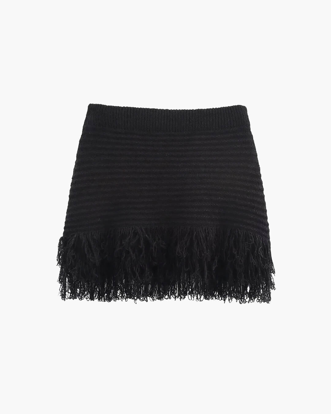 SOKYND Emily Knitted Tassel Skirt Set Matching SetsSetBlue