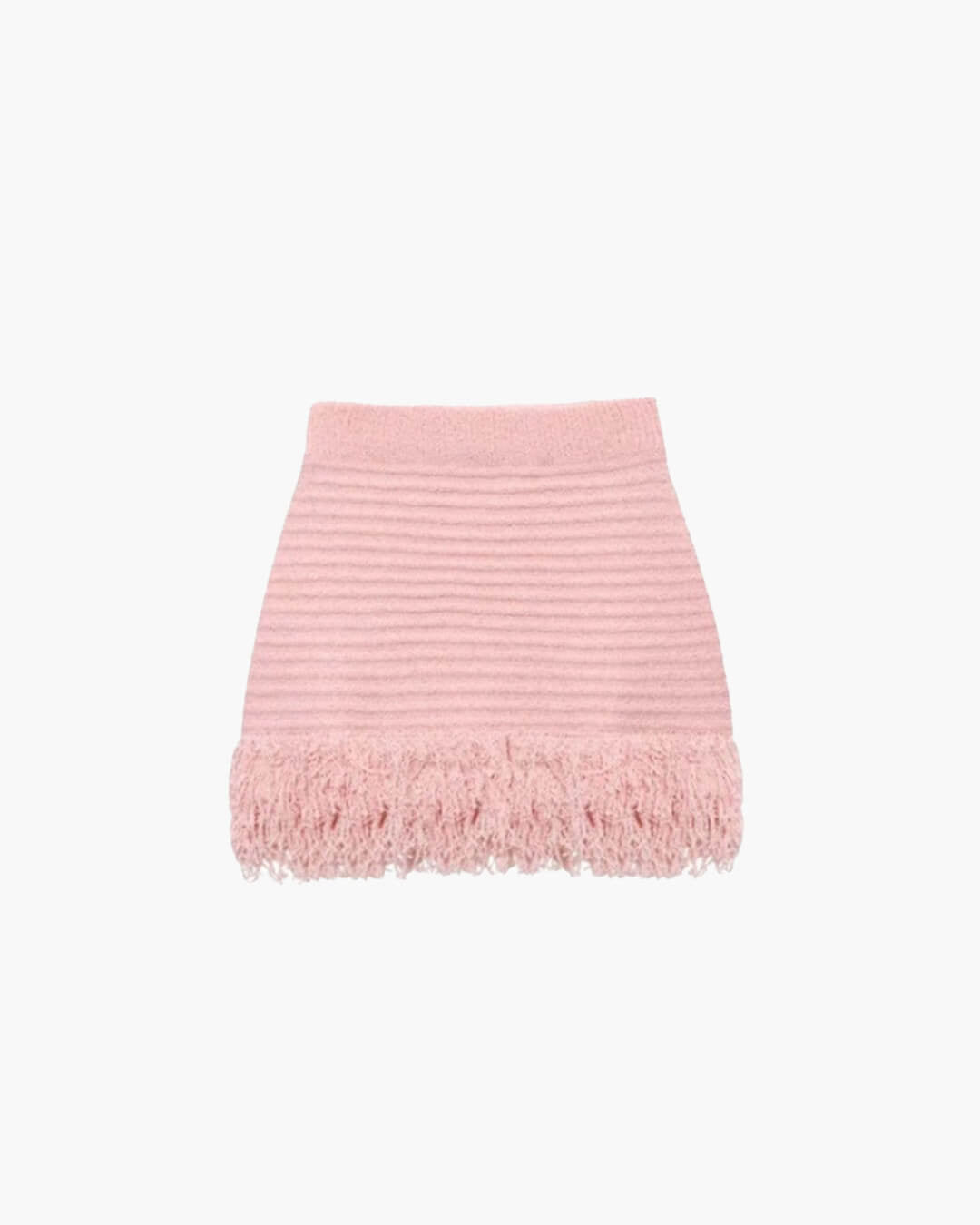 SOKYND Emily Knitted Tassel Skirt Set Matching SetsSkirtPink