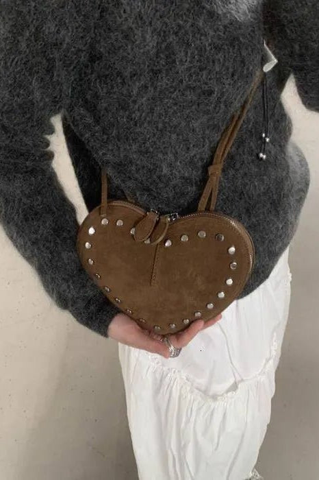SOKYND Erica Vintage Faux Suede Crossbody BagSOKYND-705687-KHA-OS-38295Khaki
