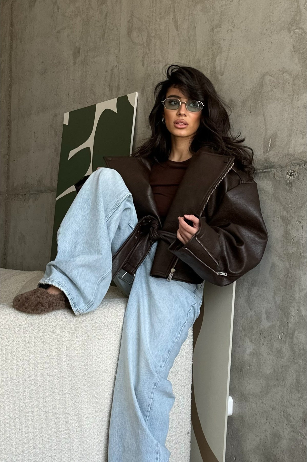 SOKYND Gaia Vegan Leather Jacket Coats & JacketsDs1774219786662274543L