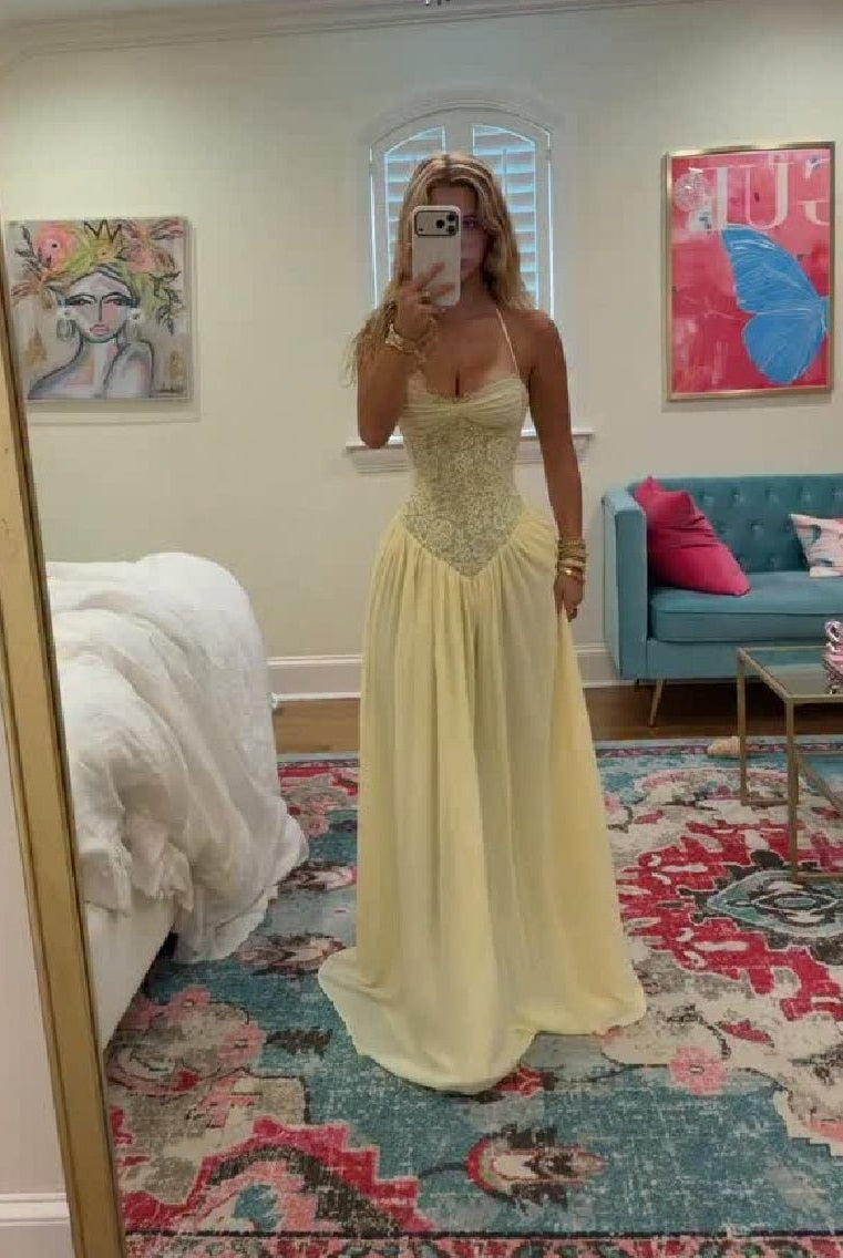 SOKYND Jeanna Halter Corset Maxi Dress DressSOKYND-551063-L-OS-81783L