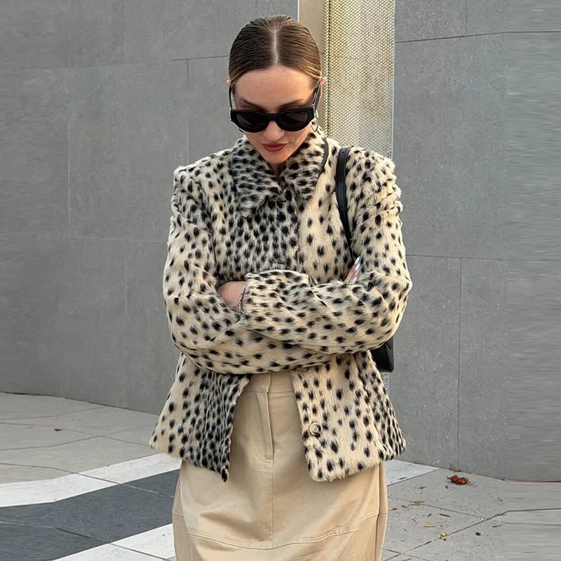 SOKYND Julia Leopard Faux Fur Two-Piece Set Top & Skirt SetSOKYND-547991-JAC-M-20791JacketM