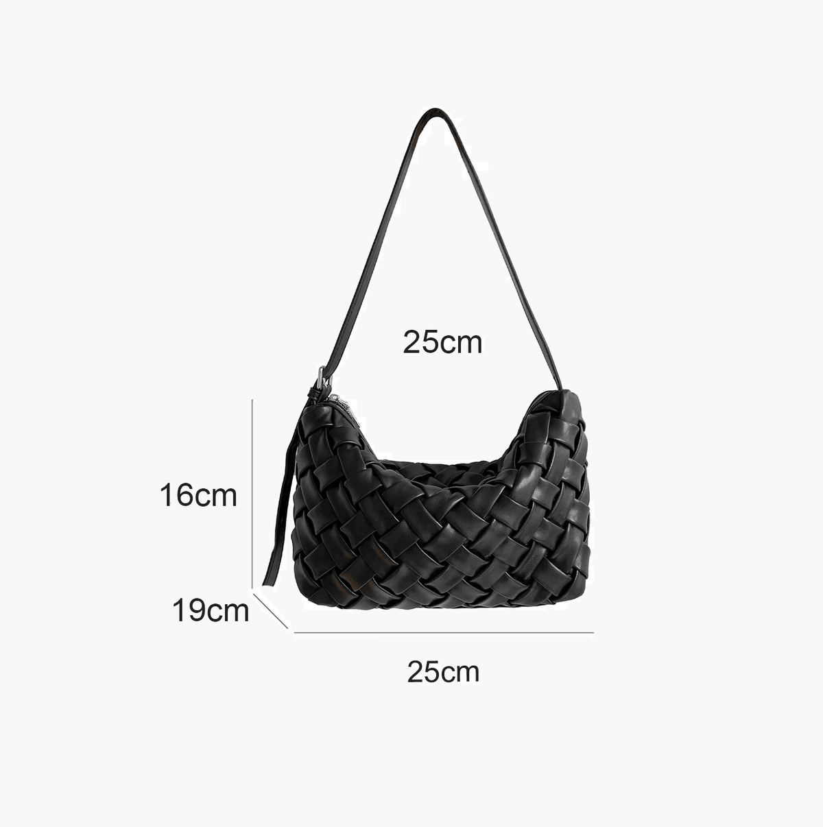 SOKYND Julia Minimalist Hobo Shoulder Bag BagSOKYND-774679-BLA-OS-26455Black