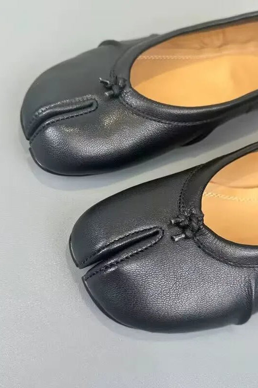 SOKYND Kaira Split-Toe Leather Mules ShoesSOKYND-414103-BLA-35-42199Black35