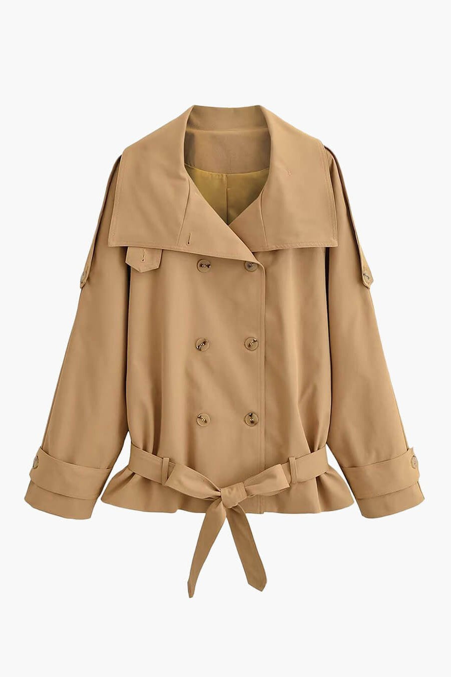 SOKYND Katie High Neck Cropped Utility Trench JacketSOKYND-275415-S-OS-23319S