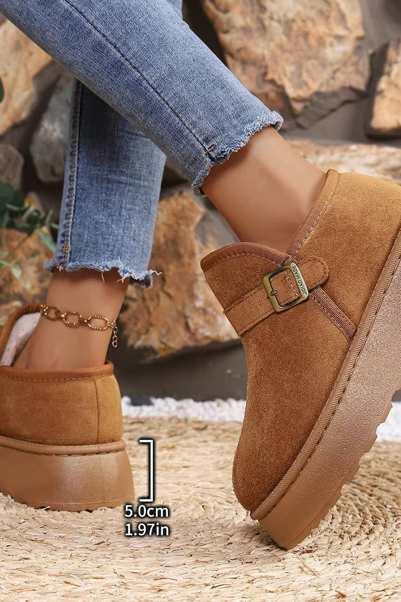 SOKYND Lena Slip-On Suede Platform Ankle Booties ShoesSOKYND-016215-ORA-41-56535Camel41