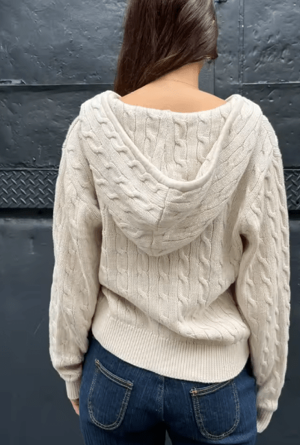 SOKYND Lily High Neck Zip Up Knit Cardigan CardiganSOKYND-636951-BEI-OS-69463Beige