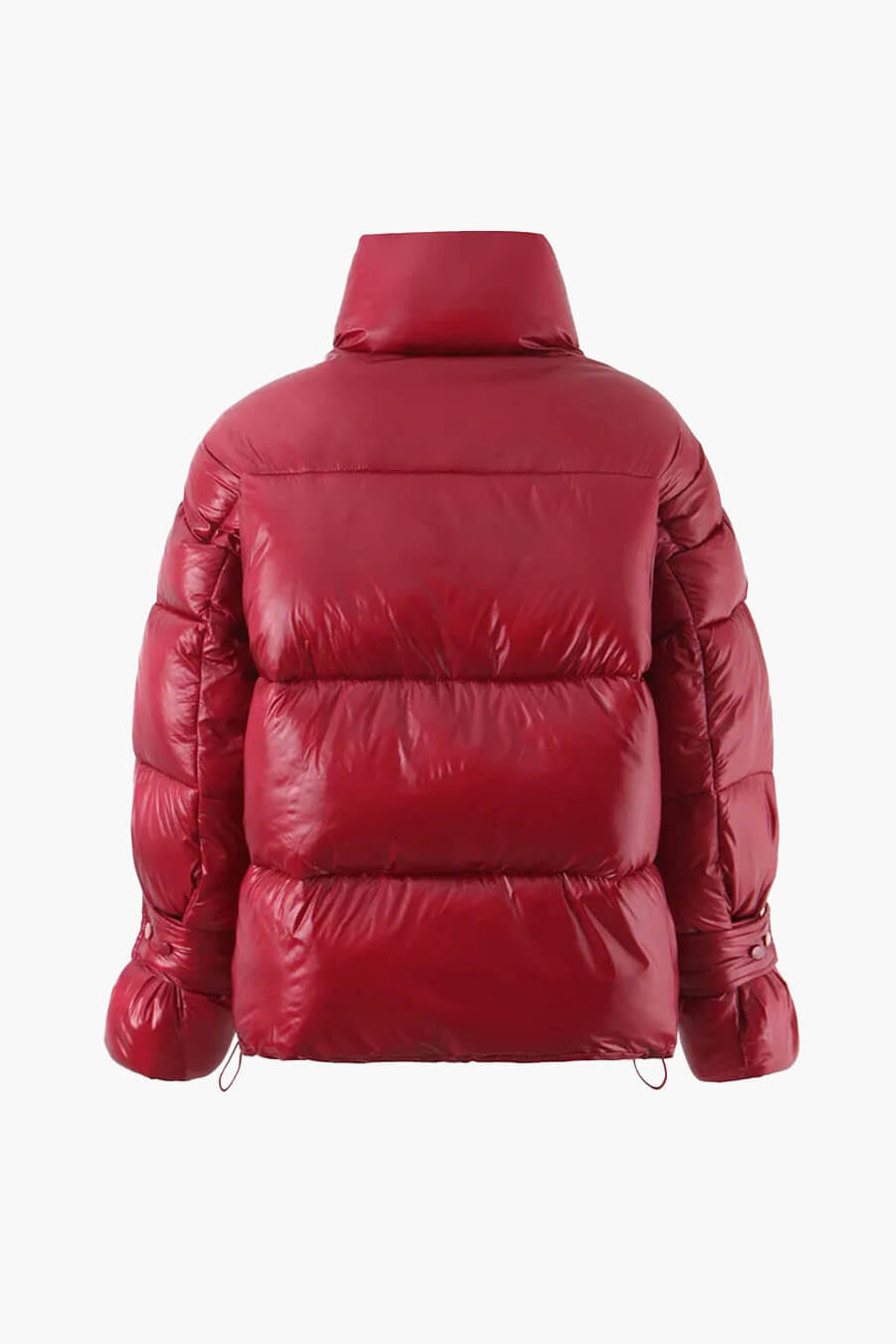 SOKYND Linda Shiny Puffer Jacket JacketRedS