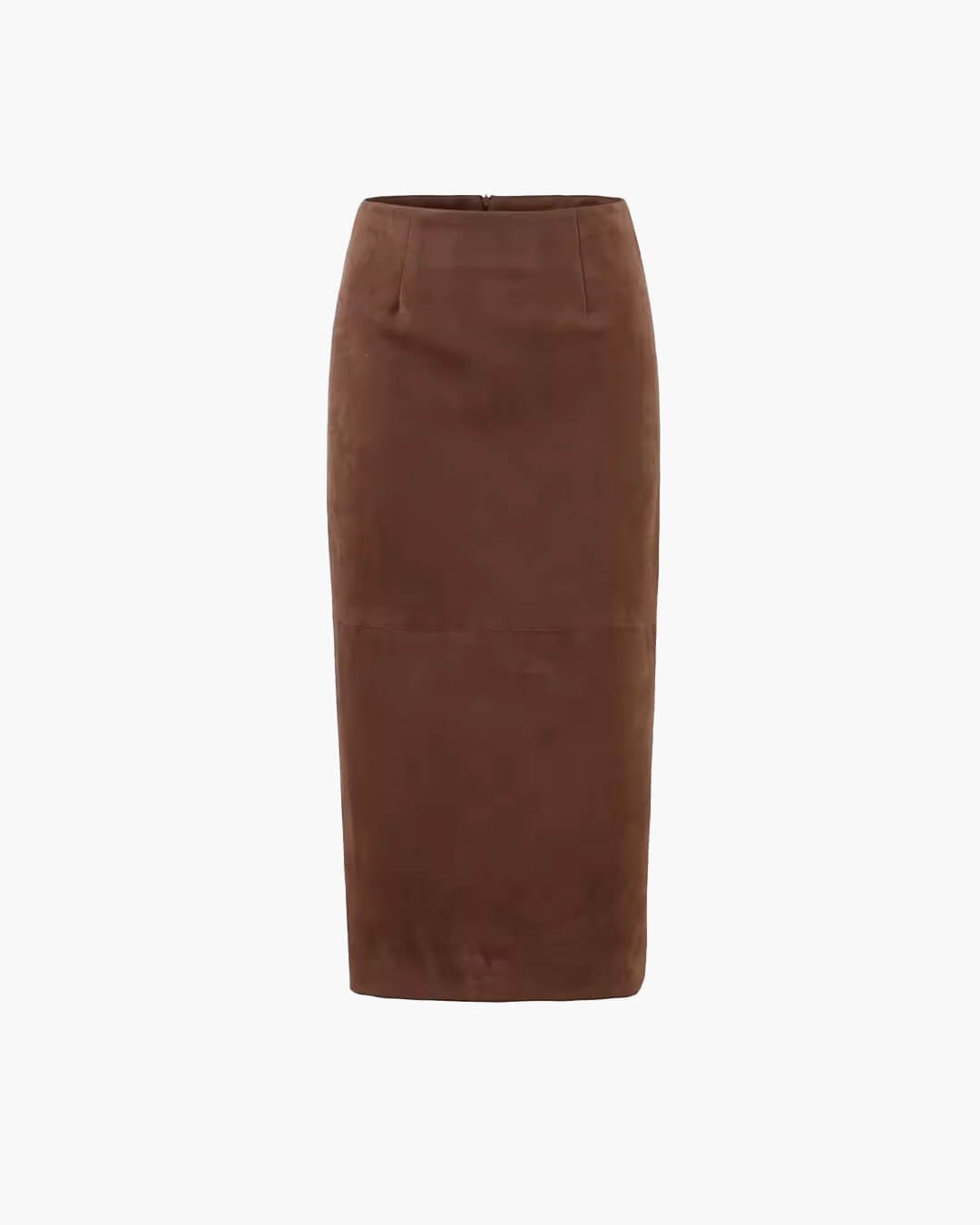 SOKYND Lisa High-Waist Faux Suede Midi Skirt SkirtSOKYND-092247-BRO-S-68631BrownS