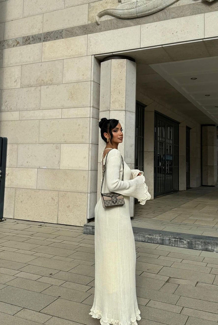 SOKYND Marei Maxi Dress DressWhiteL