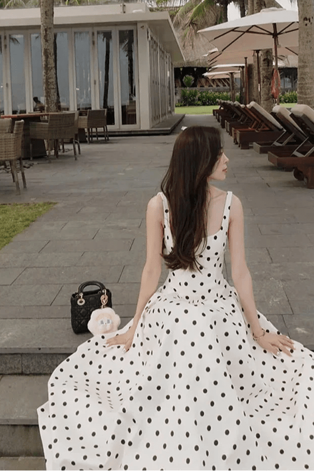 SOKYND Martha Polka Dot Midi Dress DressSOKYND-234327-S-OS-40535S