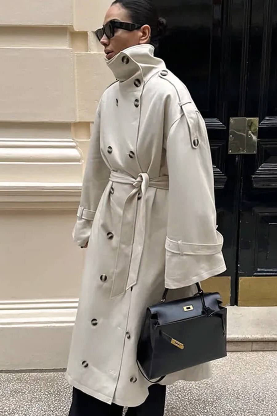 SOKYND Olivia Belted Trench Coat CoatSOKYND-637783-M-OS-98455M