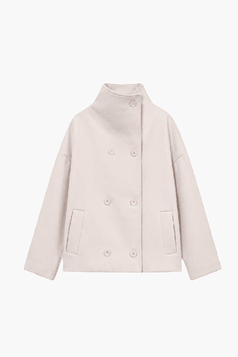 SOKYND Rikka Jacket with Stand Collar Coats & JacketsTa1767356248736672430BeigeXS