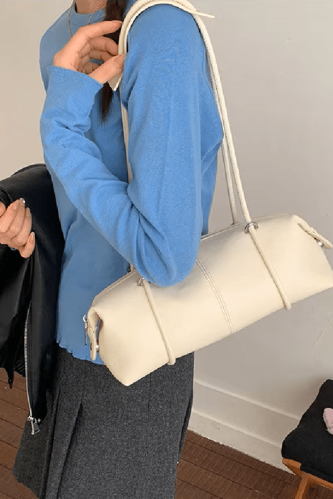 SOKYND Sandra Boston Pillow Bag BagSOKYND-971543-WHI-OS-02871White