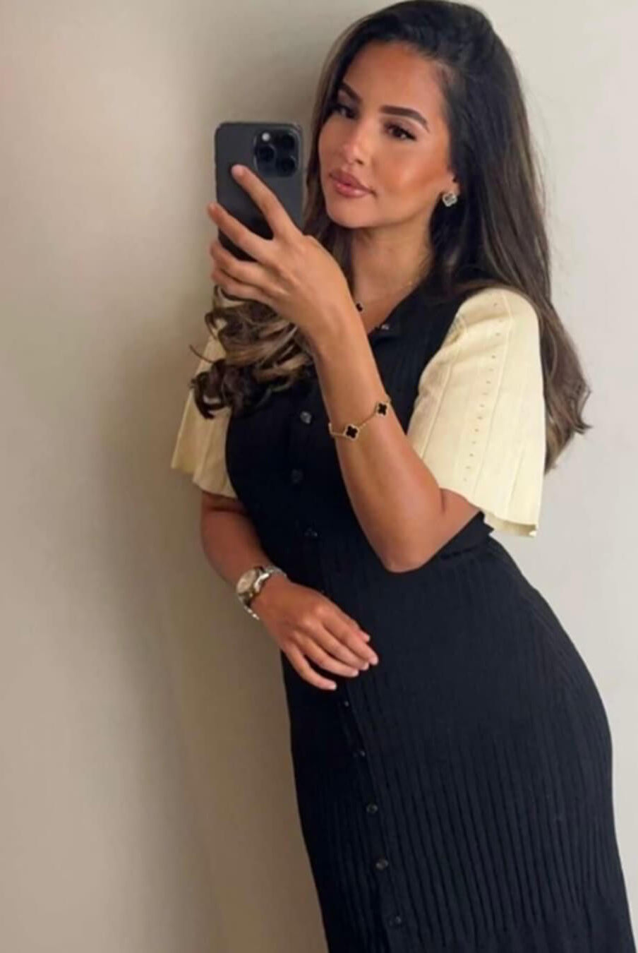 SOKYND Savannah Midi Dress DressesBlackM