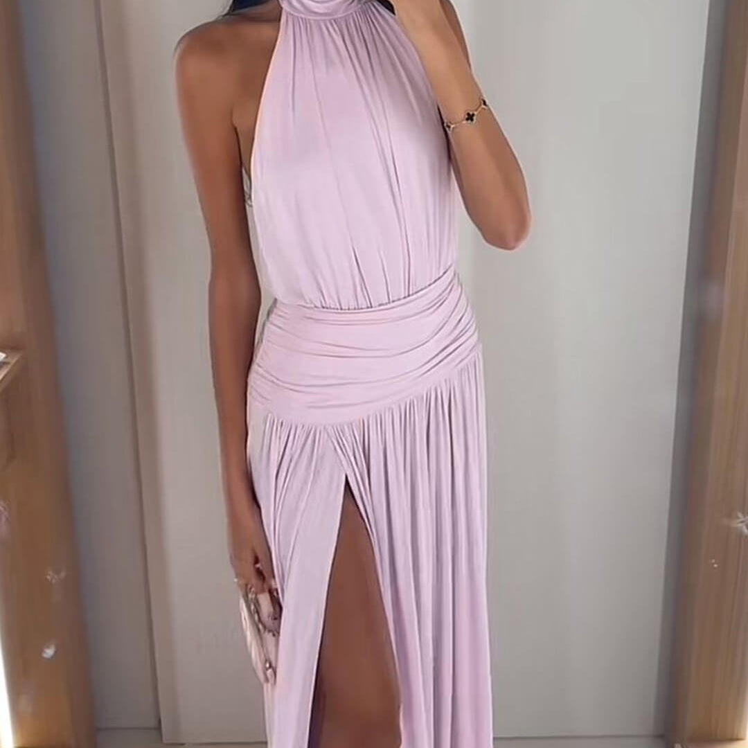 SOKYND Sophia Sleeveless Side Split Maxi Dress DressSOKYND-053527-PUR-S-53655PurpleS