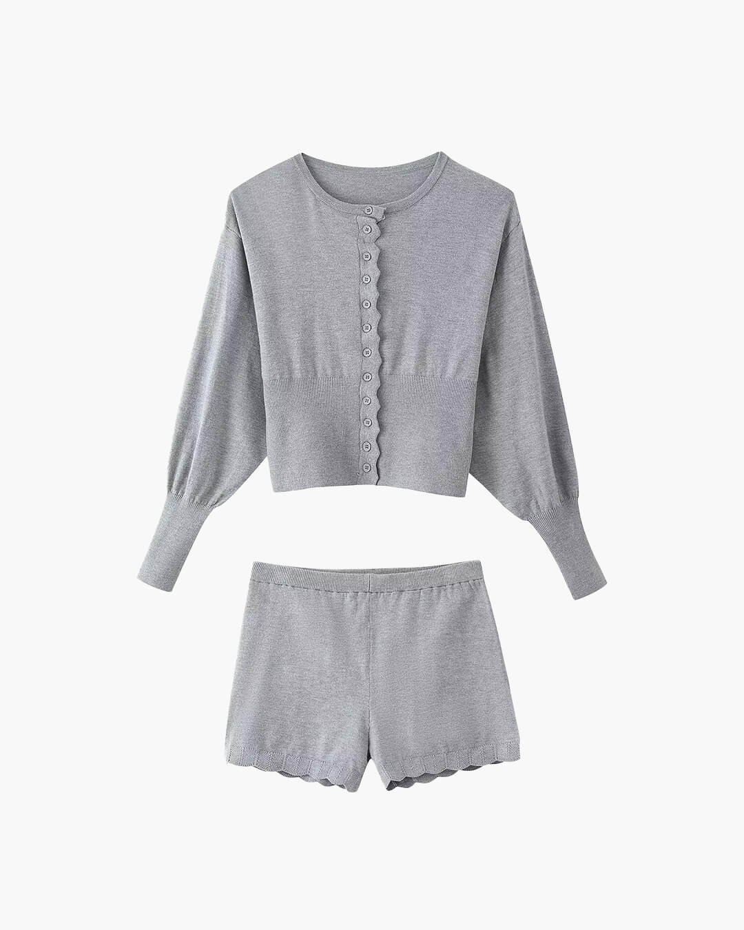 SOKYND Zoe Ribbed Knit Two-Piece Set JumpsuitSOKYND-011479-BRO-S-57815BrownS