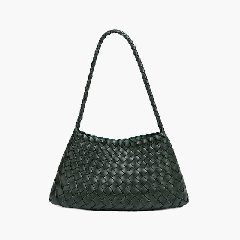 Sarah Vegane Leder Geflochtene Tasche Klein