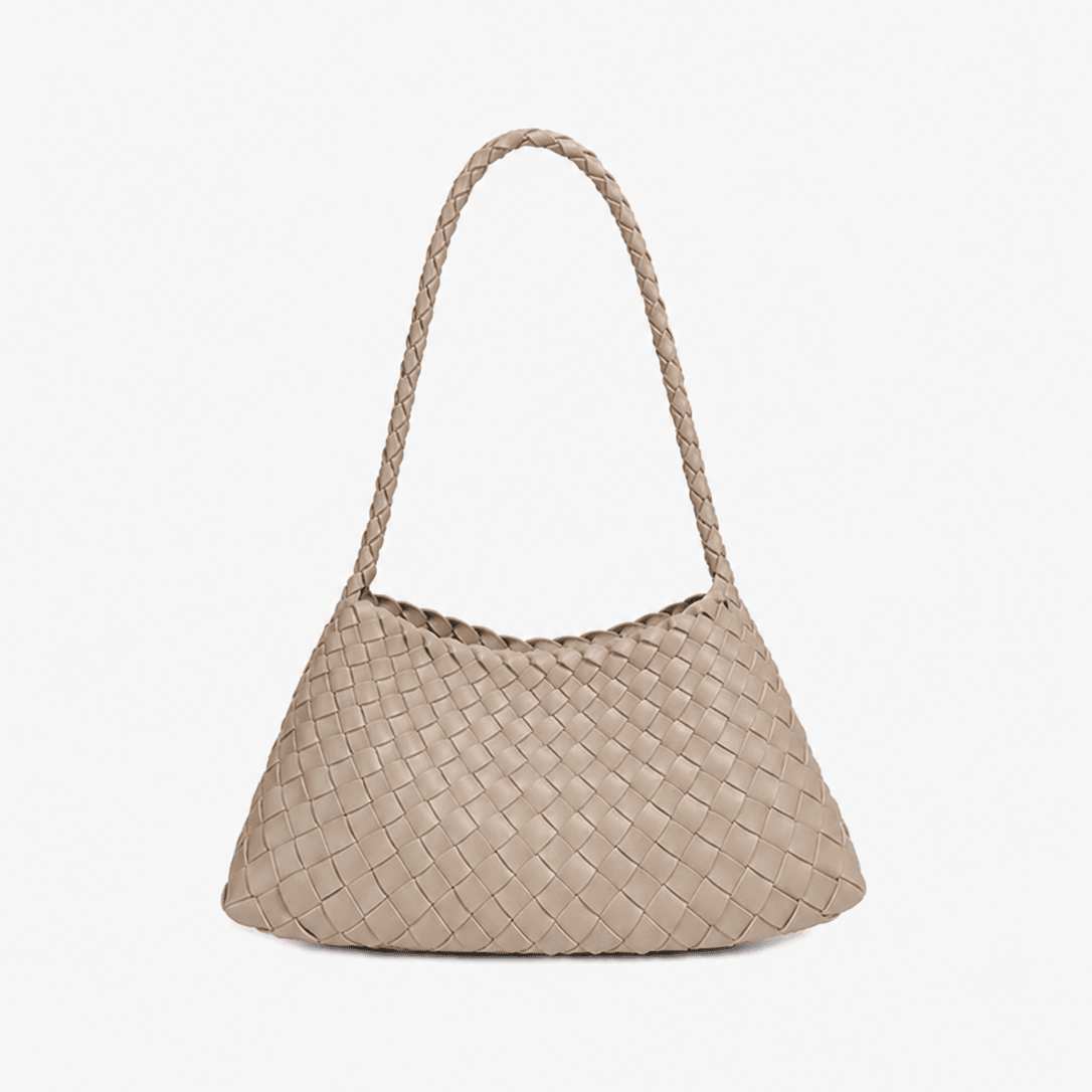 Sarah Vegane Leder Geflochtene Tasche Klein
