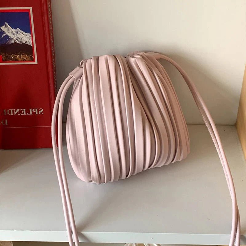 Claudia Pleated Crossbody Bag