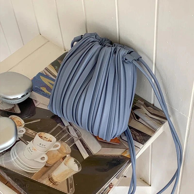 Claudia Pleated Crossbody Bag