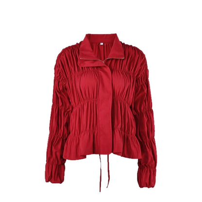 Kate Ruched Zip Jacket