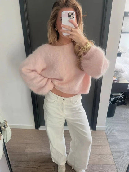 Pull Mohair Épaules Dégagées Lara