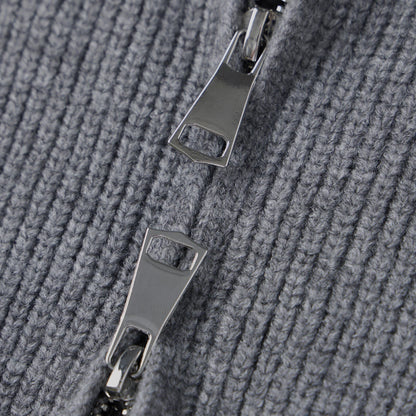 Esther Double Zip Knit Cardigan