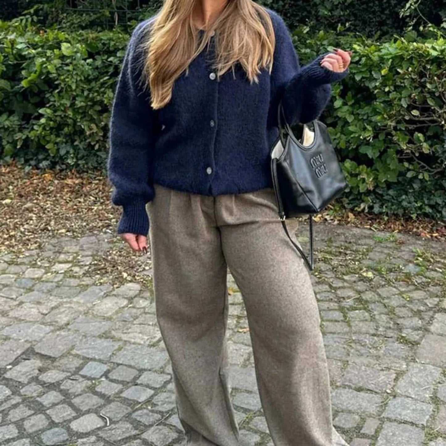 Nadia Oversized Fuzzy Knit Cardigan