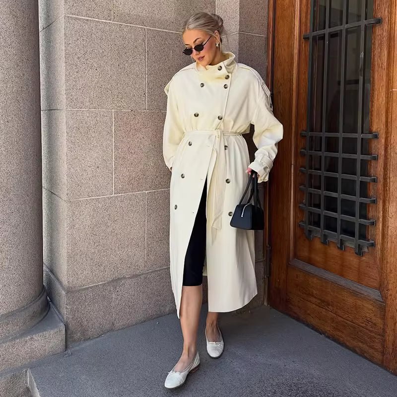 Olivia Belted Trench Coat