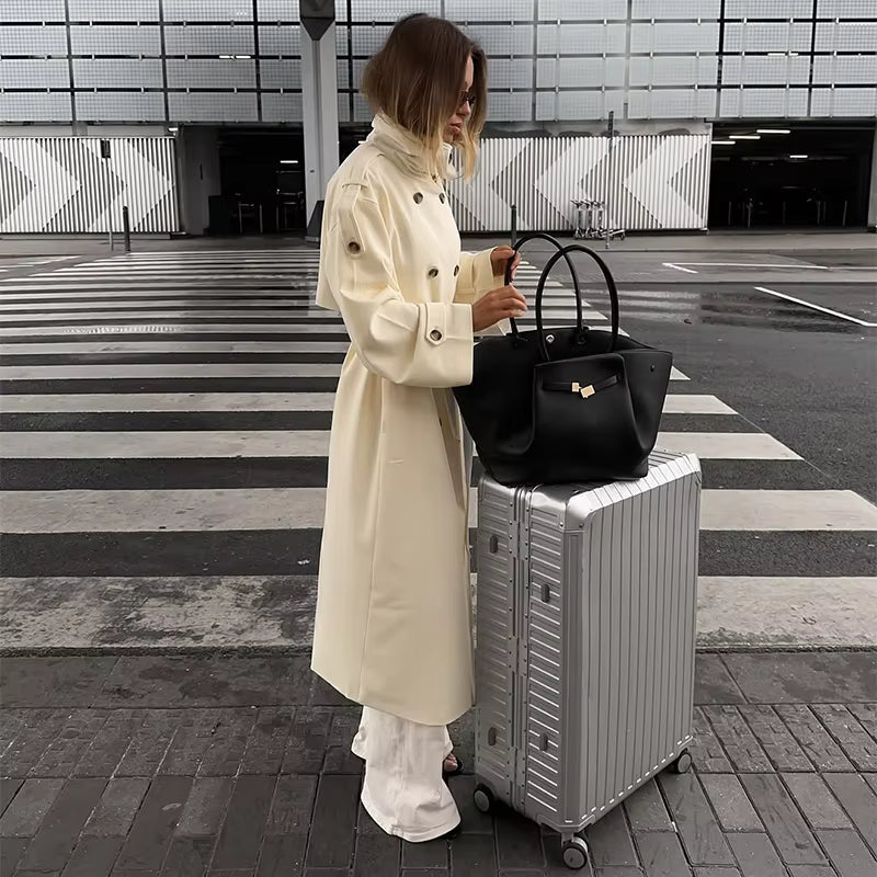 Olivia Belted Trench Coat