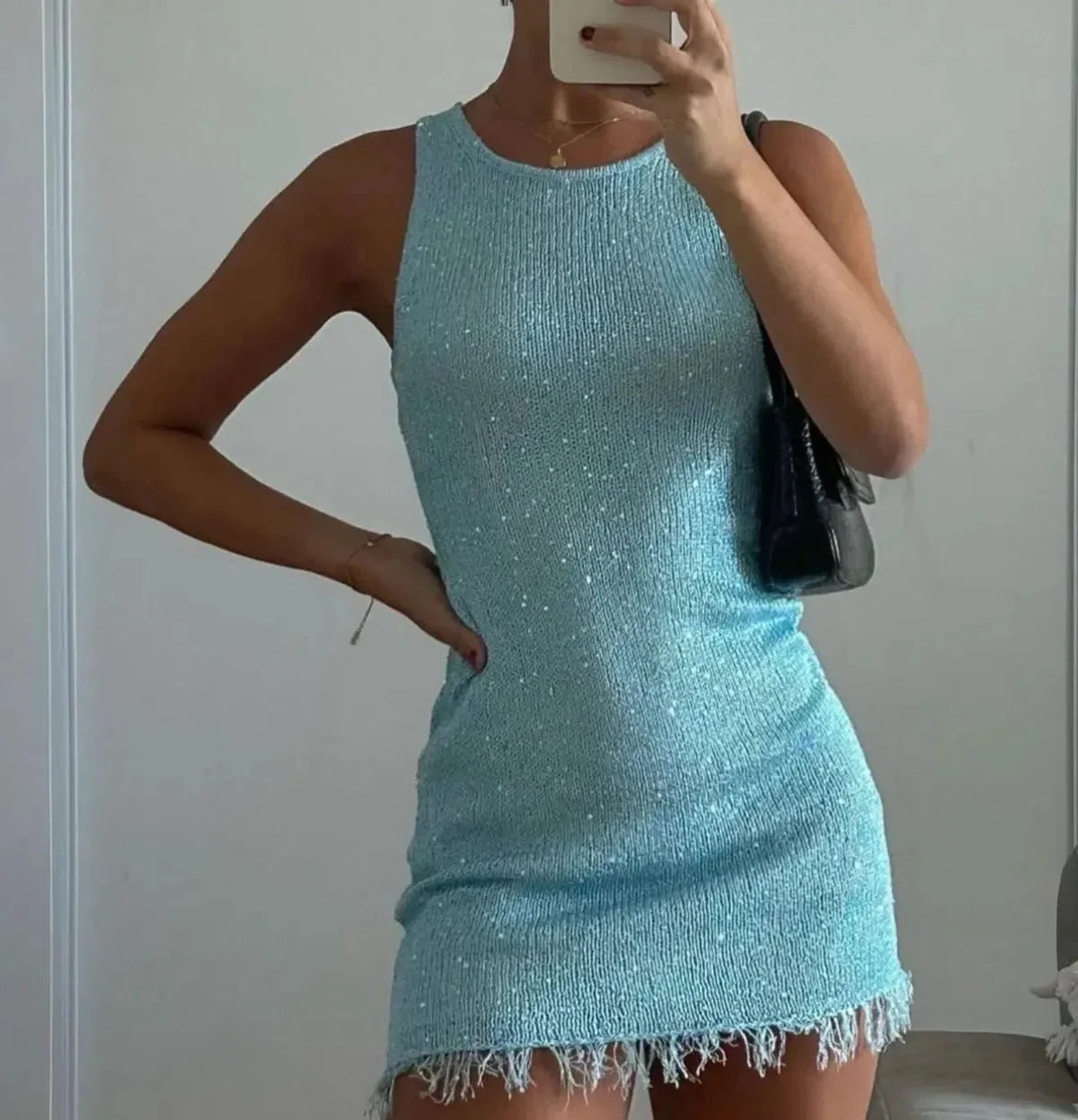 Mila Sheer Sleeveless Mini Dress