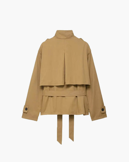Completo giacca con collo alto e cintura + skort Kate