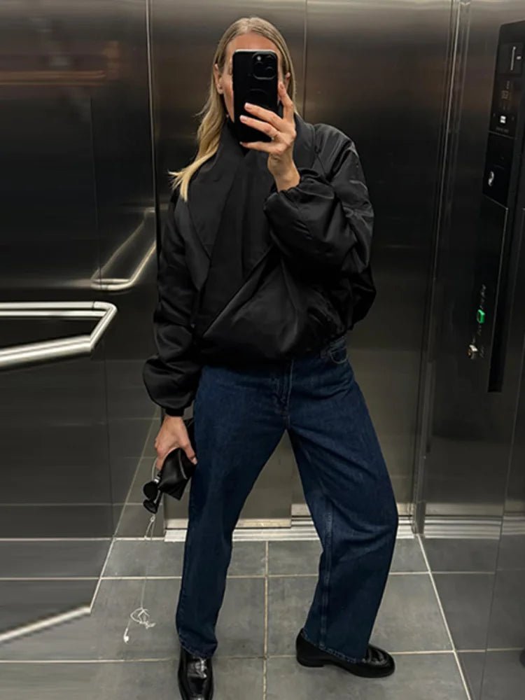 Claudia Oversized Bomber Jacket