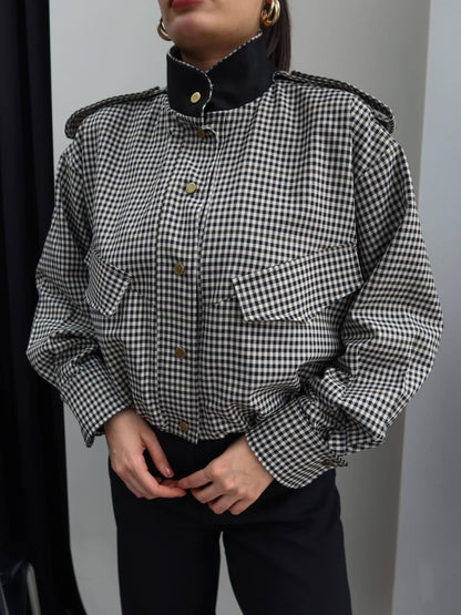 Emma Karo Bomberjacke mit hohem Kragen