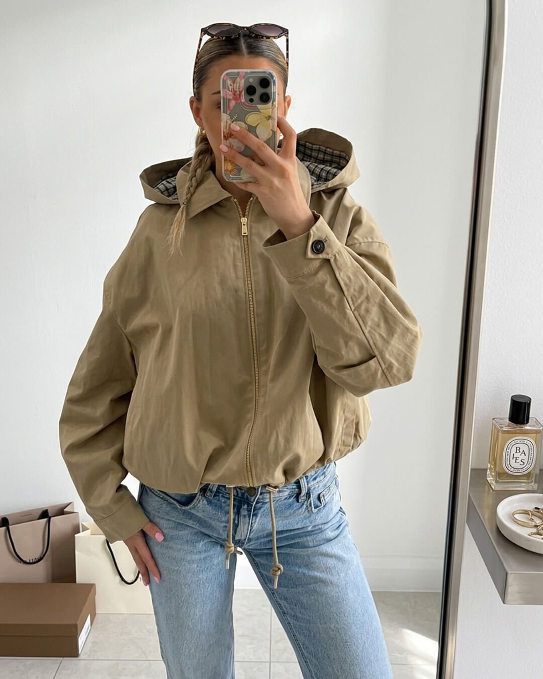 Nicole Hooded Zip Jacket