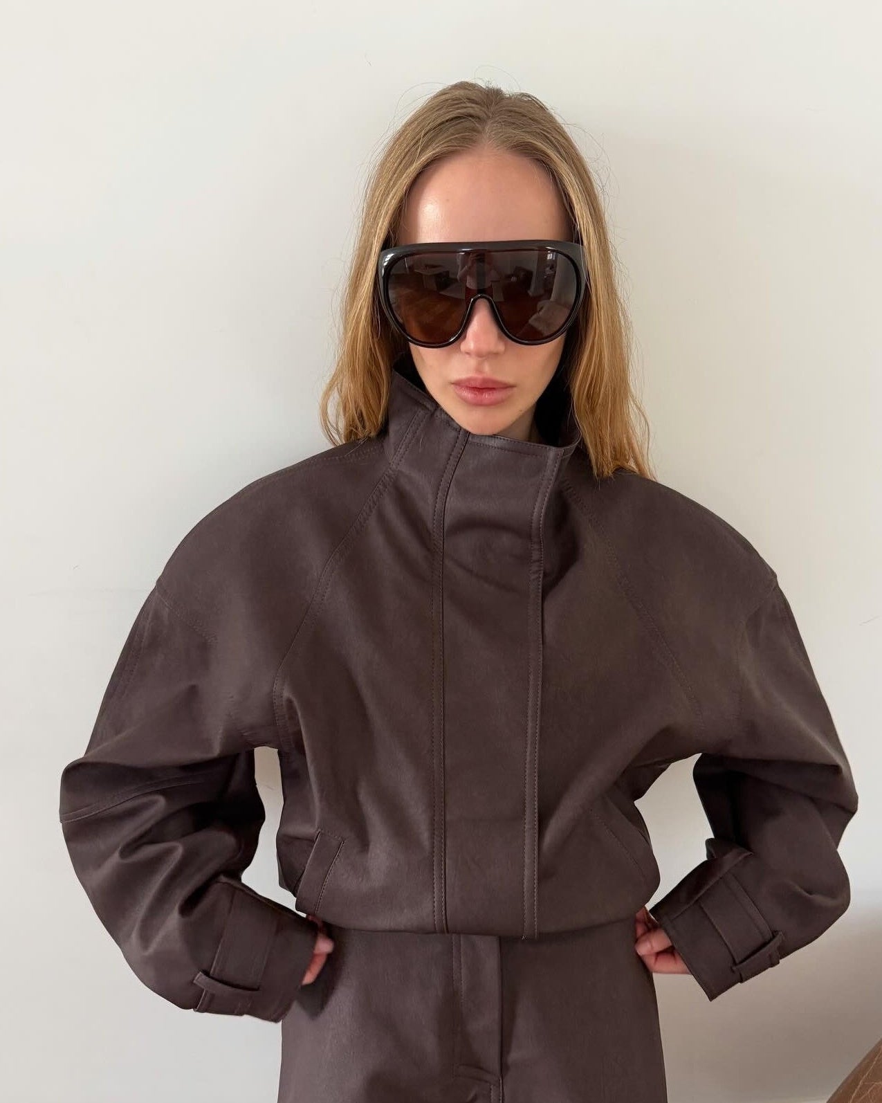Nina Faux Suede Zip Jacket