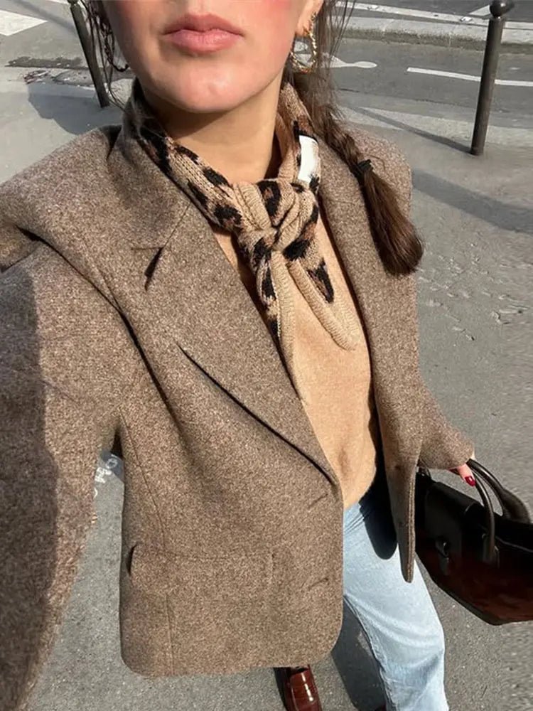 Lena Tassel Trim Bomber Blazer