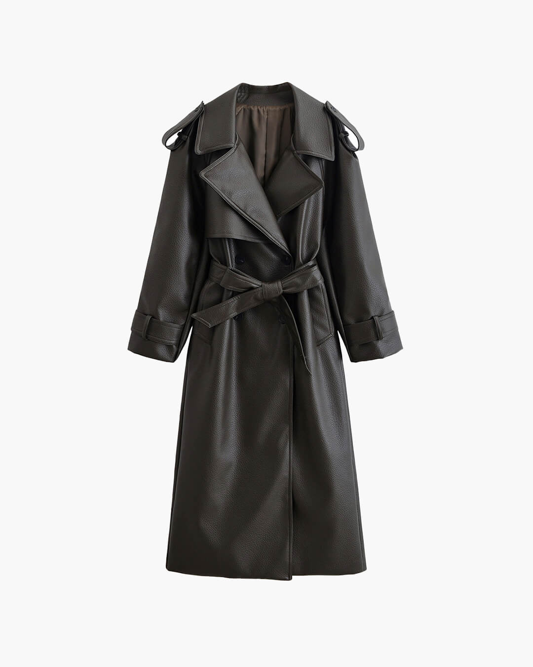 Chaqueta moto larga Kelly en cuero