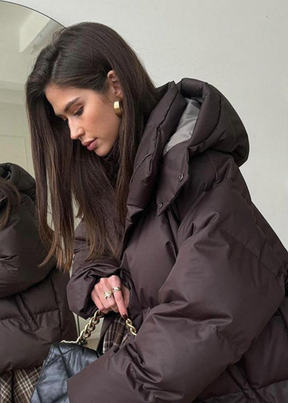 Lola Giacca Puffer Oversize con Cappuccio Staccabile