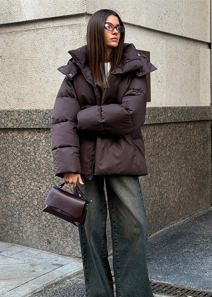 Lola Giacca Puffer Oversize con Cappuccio Staccabile