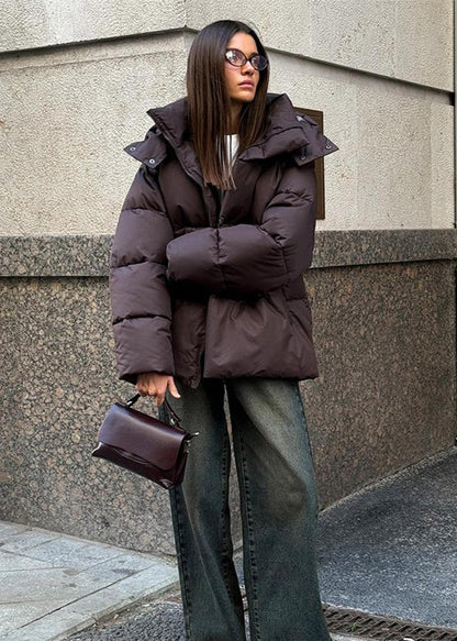 Lola Giacca Puffer Oversize con Cappuccio Staccabile