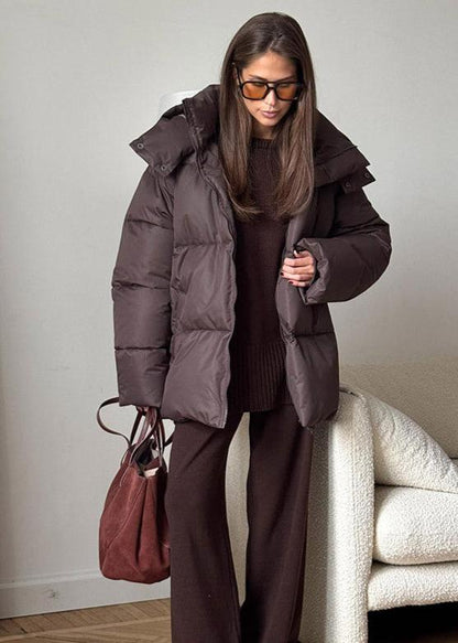 Lola Giacca Puffer Oversize con Cappuccio Staccabile