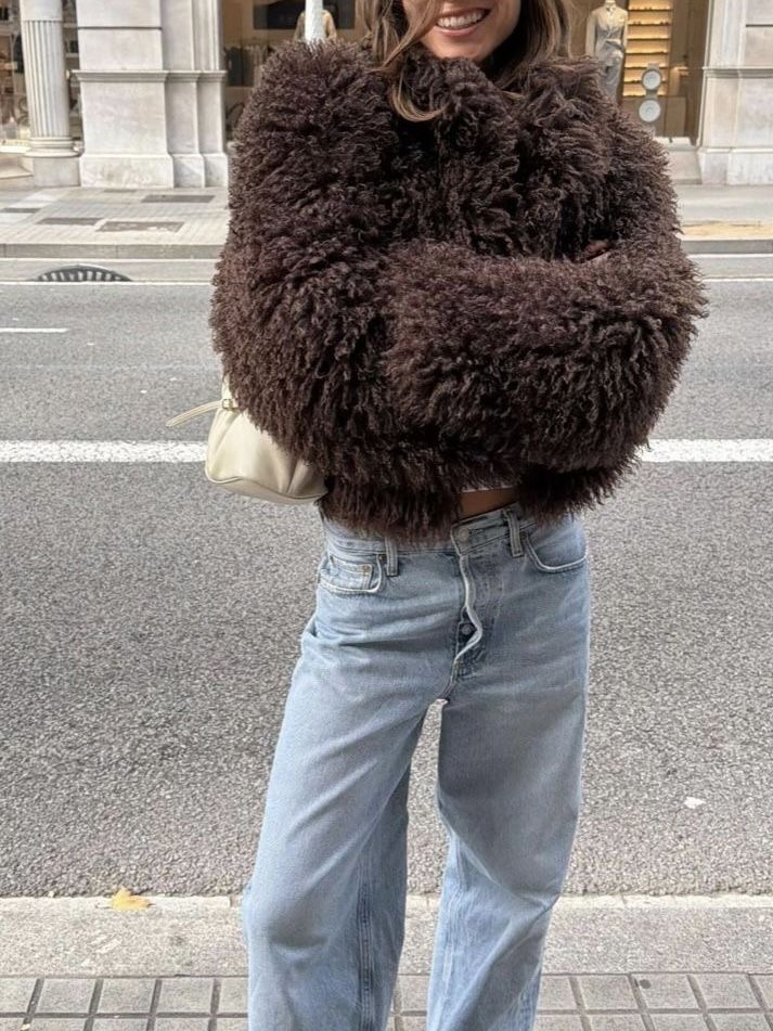 Manteau en fausse fourrure Priscilla
